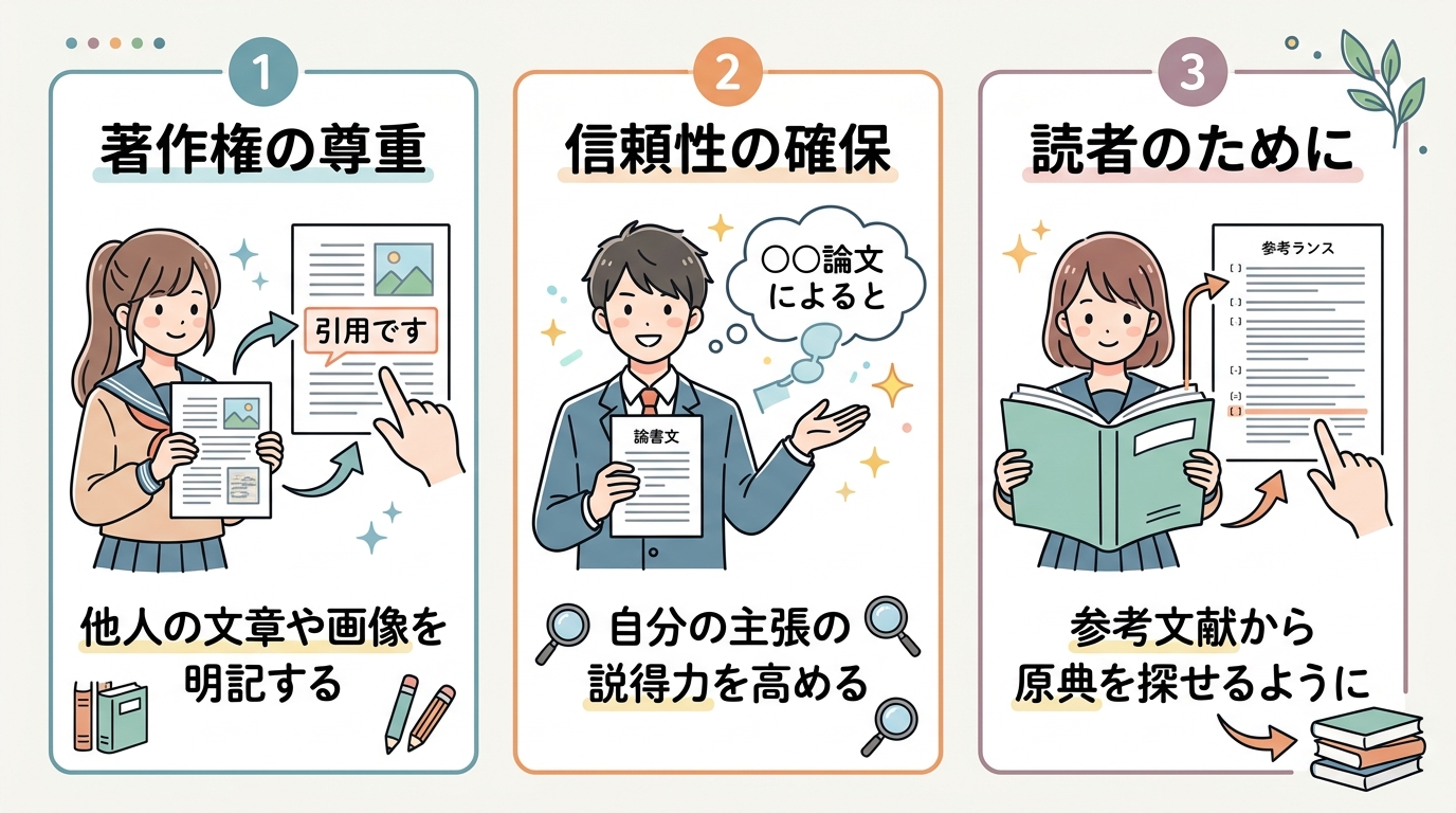 引用の3大目的